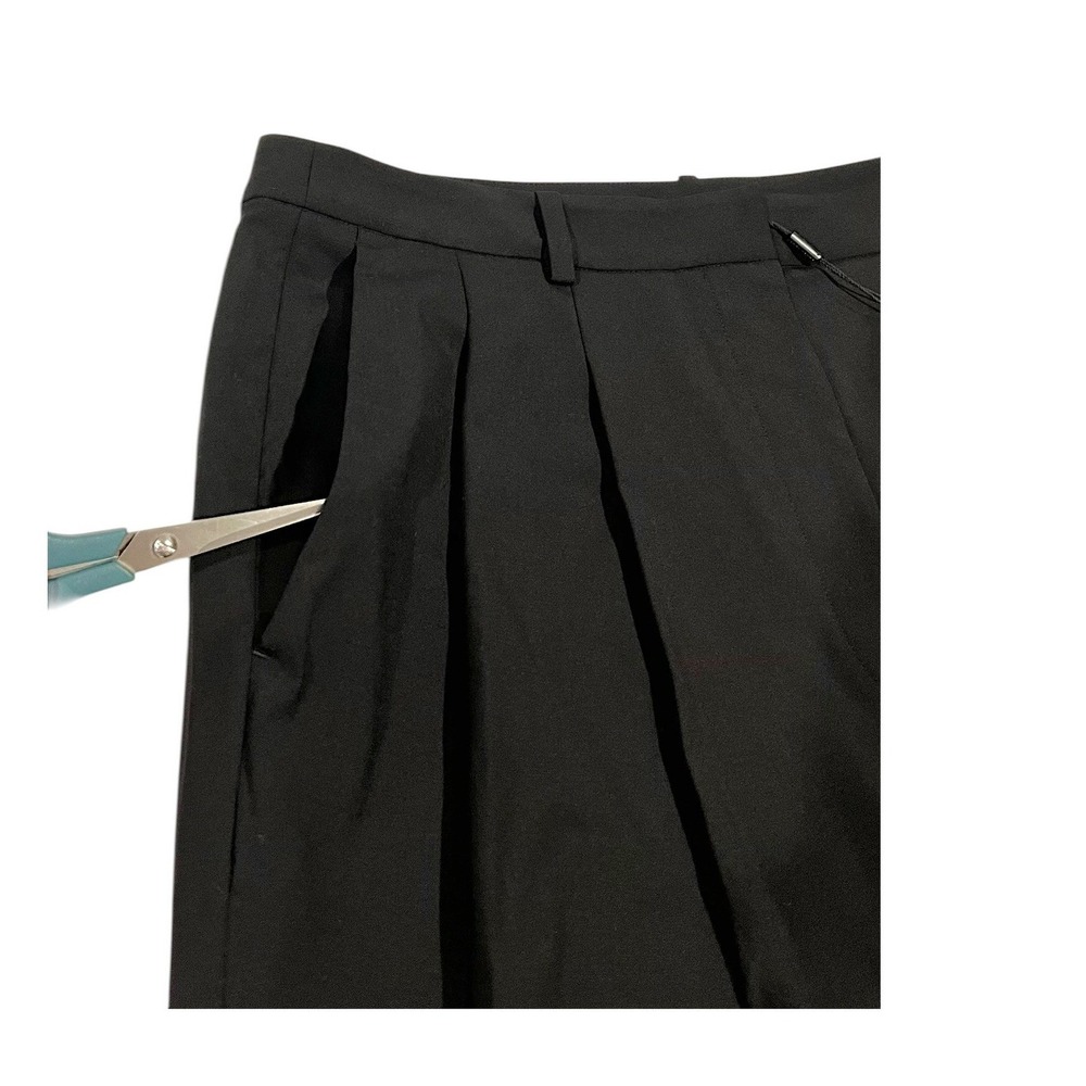 NWT Jenni Kayne Jones Trouser Wool Pants Black 12 - Picture 14 of 16